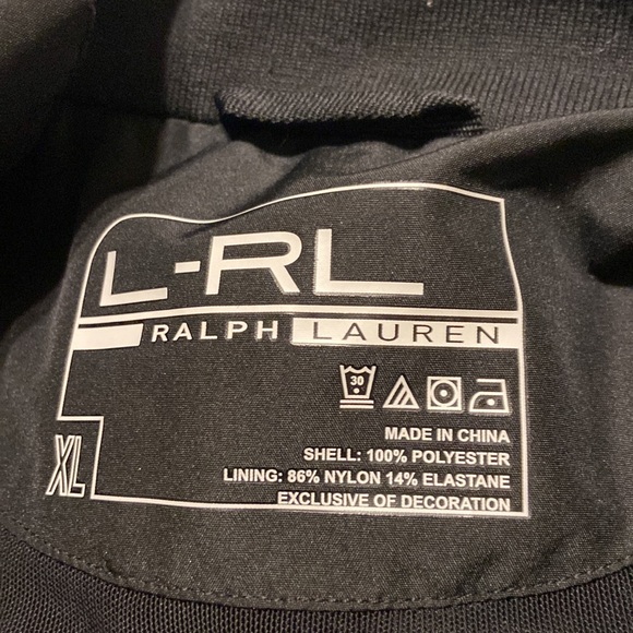 Lauren Ralph Lauren Active wear Vest Black White Gold  Size XL Lightweight EC - Picture 12 of 15